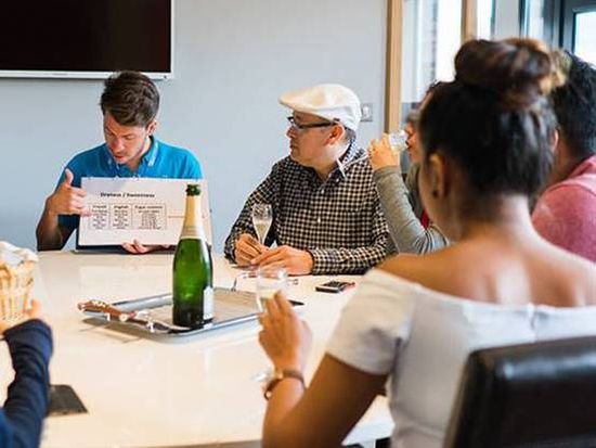 Champagne Tastings with explanations