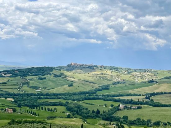 政府公認ガイドがご案内！トスカーナの絶景巡り　オルチャ渓谷と歴史的な4つの村訪問＜貸切／日本語ガイド／フィレンツェ発＞