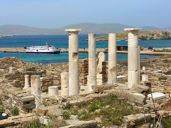 世界遺産古代ギリシャの聖地デロス島半日ツアー＜4～10月／約5時間／英語／ミコノス島発＞