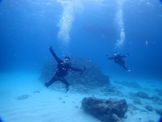 ジンベイザメ体験ダイビング ライセンスなしでOK！乗船料込◎ジンベイザメと一緒に泳げる感動体験＜読谷村発＞