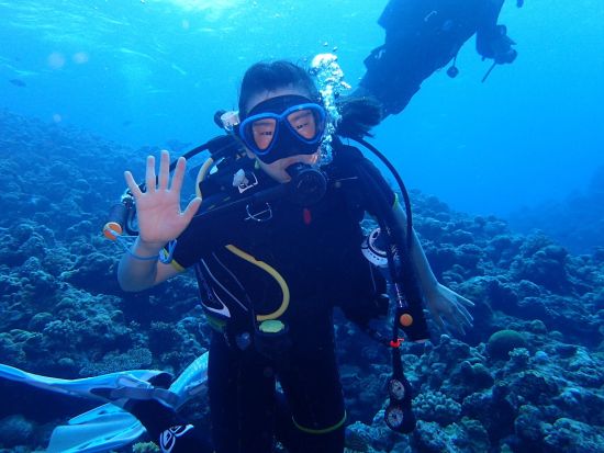 ジンベイザメ体験ダイビング ライセンスなしでOK！乗船料込◎ジンベイザメと一緒に泳げる感動体験＜読谷村発＞