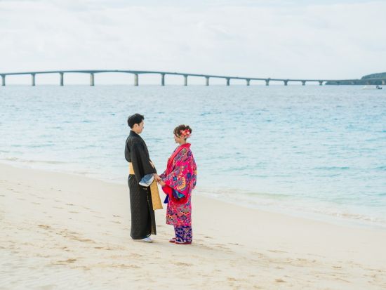 琉装プロカメラビーチ撮影プラン ドローン撮影付き！宮古島の美しいビーチでプロカメラマンが撮影するコース＜3時間～4時間／宮古島＞