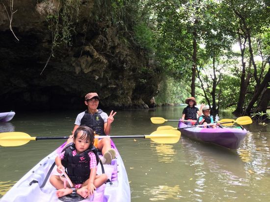 家族みんなでカヤック６