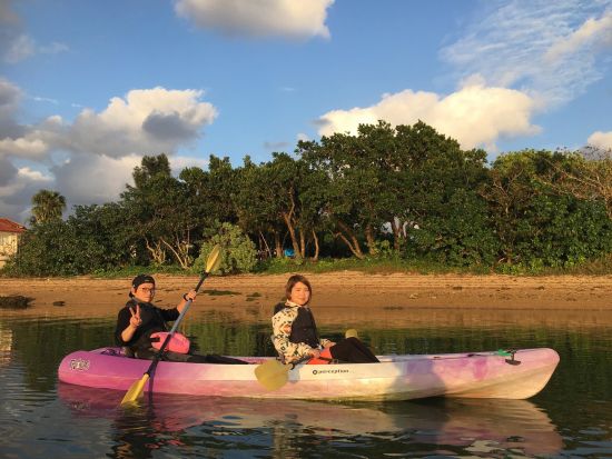 貸切夕暮れナイトカヤック 移り変わる空色と星空観賞を満喫♪癒しと冒険の充実プラン＜石垣島／約2時間／送迎あり＞