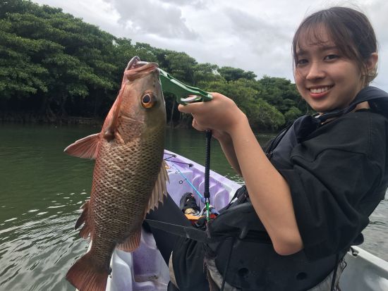 貸切カヤックフィッシング マングローブで釣りと冒険を満喫！写真プレゼント特典付き♪＜石垣島／約2時間／送迎あり＞