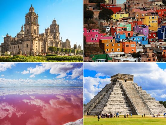 メキシコ周遊6泊7日ツアー　メキシコシティ＋グアナファト＋メリダ＋カンクン　8つの世界遺産を巡る＜日本語＆英語ガイド／メキシコシティ発着＞