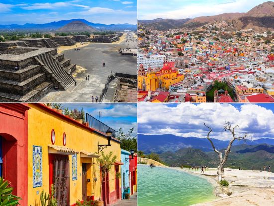 メキシコ周遊6泊7日ツアー　メキシコシティ＋グアナファト＋オアハカ　世界遺産と絶景を満喫＜日本語＆英語ガイド／メキシコシティ発着＞