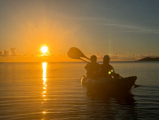 夕日と星空のカヤック47