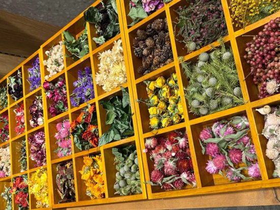 ブルーム（ボタニカル）キャンドル作り体験 日本橋で体験！ドライフラワーを使ったキャンドル作り　大切な人への特別なギフトに♪＜45分／英語対応OK／コレド日本橋＞