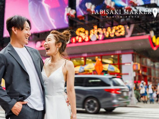 ハネムーン＆旅するカップルに♡大都会ニューヨークで撮る 衣装持ち込みウェディングフォトパッケージ ＜日本人カメラマン同行＞