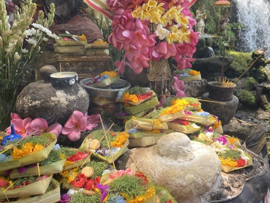 タマンベジの滝で沐浴体験＆ウブド散策1日ツアー　インドネシアの昼食付き＜日本語ガイド／往復送迎＞