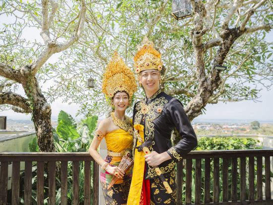 バリ島 フォトウエディング　GWKカルチュラルパークでウェディングフォト撮影を満喫　安心のワタベウェディングがプロデュース ＜日本語スタッフ／往復送迎＞