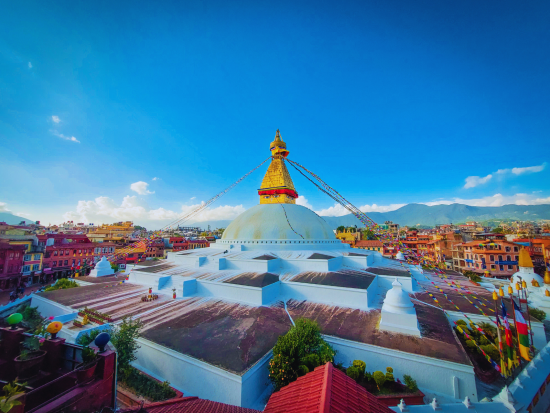 【カトマンズ発】エベレスト遊覧飛行＋世界遺産半日観光｜日本語ガイド同行＆専用車送迎付き