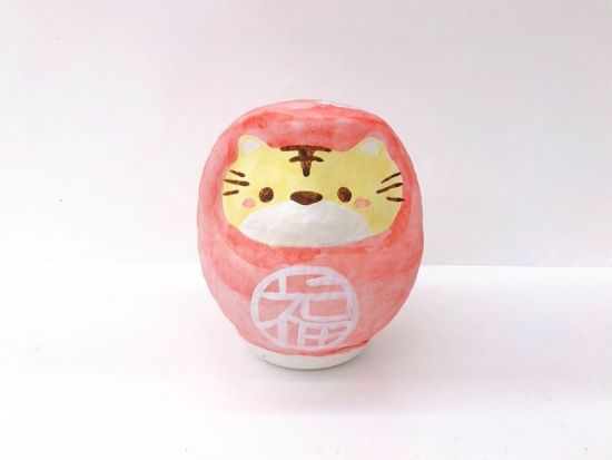 絵付け体験！ 狐面・だるま・風鈴を好きな色で彩るアートクラフト＜約40～60分／京都駅から徒歩5分＞