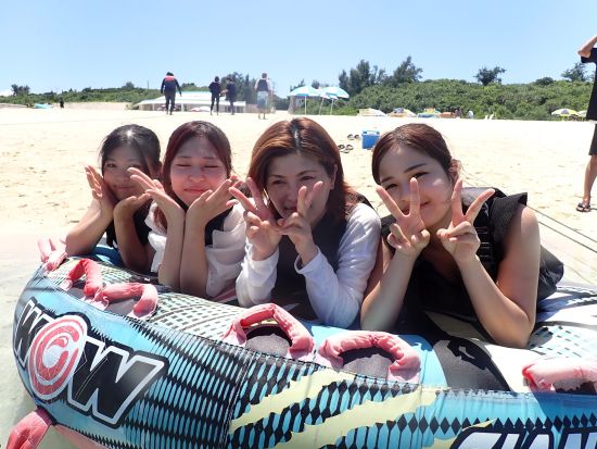 水納島マリンアクティビティ 透明度抜群の海で人気の3種目を満喫！選べる帰港時間＜4～10月／ビーチパラソル付き／本部町発＞by オーシャンスタイル