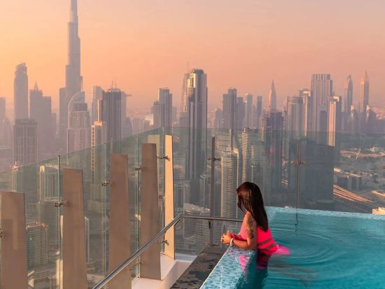 フィリア・ドバイ（Fi’lia Dubai）☆食事券＆事前予約サービス 75階インフィニティプールの特典付き！＜ランチ＞ *SLSドバイ ホテル＆レジデンス内