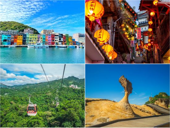 台北郊外5大スポット観光ツアー　九份＆十分（天燈上げ）＆猫空＆野柳＆基隆 ＜台湾料理の昼食＆九份心宇食堂での夕食付きプランあり／日本語ドライバー＞
