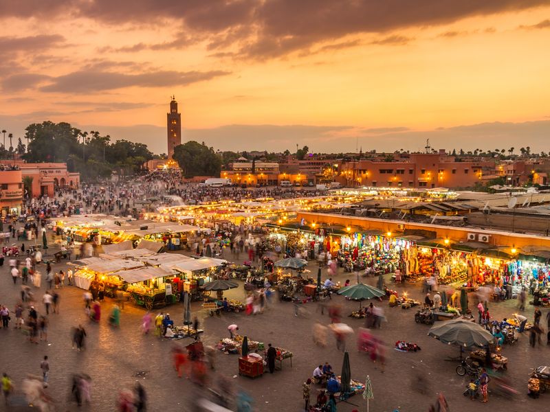 Morocco_Marrakesh_Jamaa el Fna market squar_shutterstock_685174879 (1)