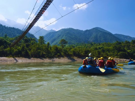 ラフティング☆ヒマラヤ大自然の中でエキサイティング体験＜英語ガイド／ホテル送迎／カトマンズ発＞