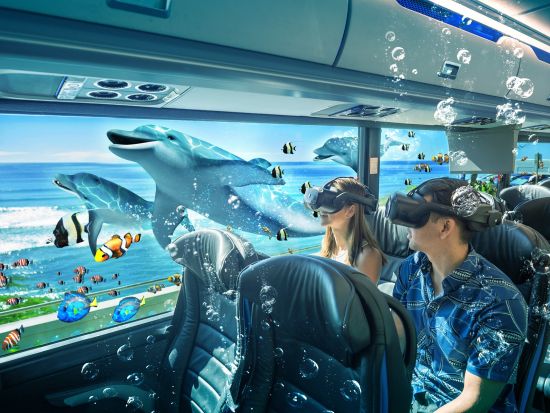 ワイキキ XR海底バスツアー　現実世界とバーチャル世界の融合を体験 ＜日本語オーディオガイド＞