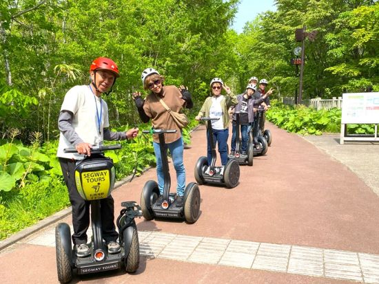 滝野すずらん丘陵公園 セグウェイツアー 札幌の大自然を満喫するひととき 写真データプレゼント！＜2.5時間／午前 or 午後／滝野＞