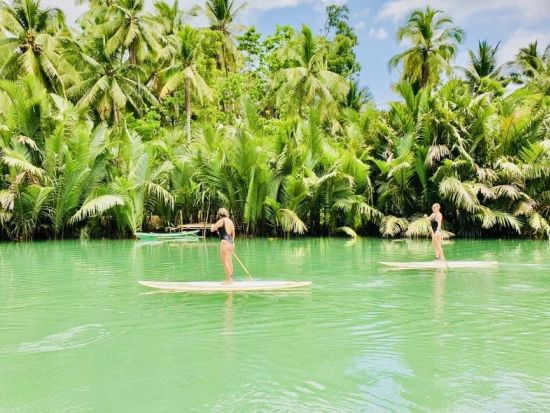 ロボック川サンセットSUPツアー！夜にはホタルに出会えるチャンスあり＜英語ガイド／ボホール島＞