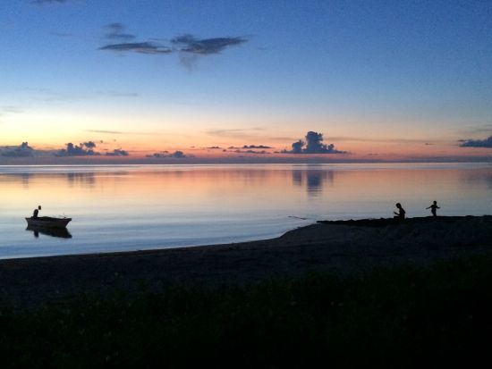 西表島発鳩間島観光付きサンセットツアー♪アルコール含む無料ドリンク付き ＜2時間／夕方から／西部地区ホテル無料送迎／西表島＞