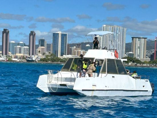 ウミガメシュノーケリング　ワイキキ沖のウミガメポイントへ！水中写真データ付き　ワイキキ送迎可＜午前または午後／3時間／日本語／ケワロ湾発＞by ブリーズハワイ