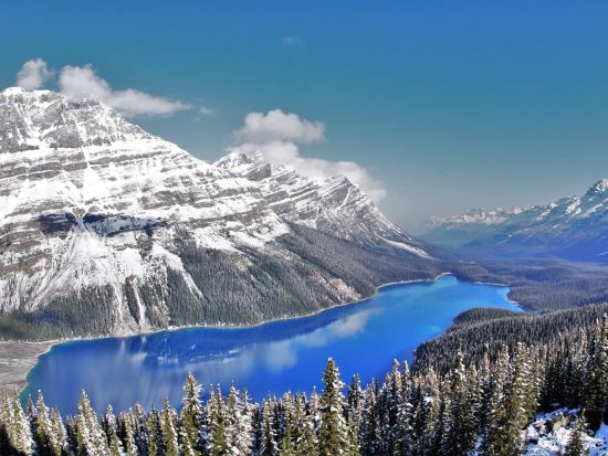 バンフ国立公園6大湖巡り　1日観光ツアー ＜4月・10月／日本語ガイド／バンフ発＞
