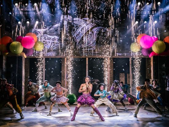 Maya Boyd and the company of & JULIET on Broadway (2) photo credit Evan Zimmerman for MurphyMade