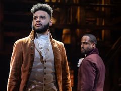 Trey Curtis and Jared Dixon in Hamilton on Broadway - (c) Joan Marcus 2024 (1)