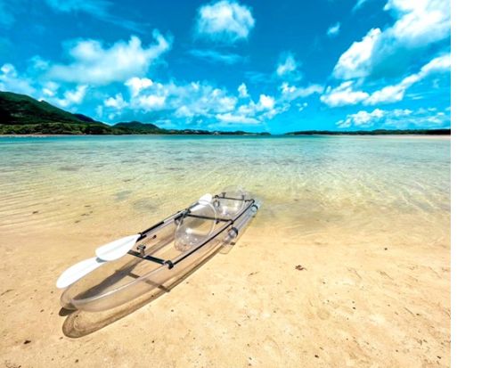 川平湾クリアカヤック体験ツアー 川平湾グラスボート割引チケット付きプランもあり♪／送迎無料／3歳以下無料＜約1時間30分／石垣島＞