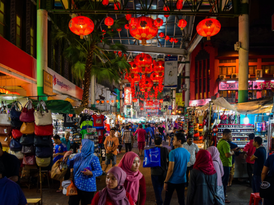 ペナン観光ツアー　トライショーで巡る世界遺産ジョージタウン＋屋台グルメ食べ歩き＜送迎付き／英語ガイド／ペナン発＞