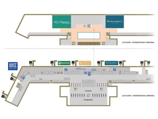 タンソンニャット国際空港／空港出発ラウンジ＜アプリコットラウンジ／3時間利用＞