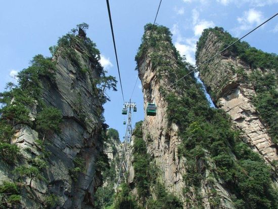天子山缆车