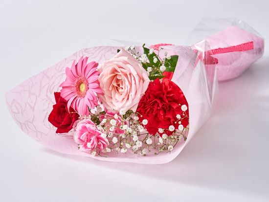 10481554-023_母の日ブーケ＆徳島なると金時のどら焼きセット_産直母の日ブーケとどら焼き_tan2_S