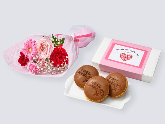 10481554-021_母の日ブーケ＆徳島なると金時のどら焼きセット_産直母の日ブーケとどら焼き_tan3_S