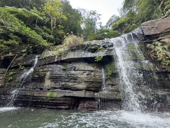 西表島1日シーカヤック 水落の滝で滝行体験＆穴場ビーチへご案内◎シュノーケリングも可＜約6時間30分／昼食付／送迎可／写真プレゼント＞