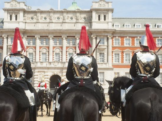 ベストポジションで見学するバッキンガム宮殿の衛兵交代式ツアー　ガイドの解説付き！＜午前／約1時間半／英語ガイド＞