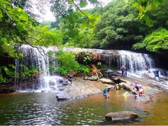 【貸切】1日サンガラの滝ツアー 滝壺＆滝上の絶景を満喫！充実のカヤック＆トレッキング体験＜約7時間30分／昼食付／1～7名／送迎可／写真プレゼント＞