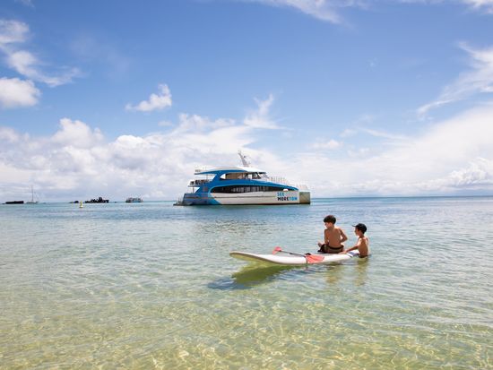 Drone View of Tangalooma Wrecks