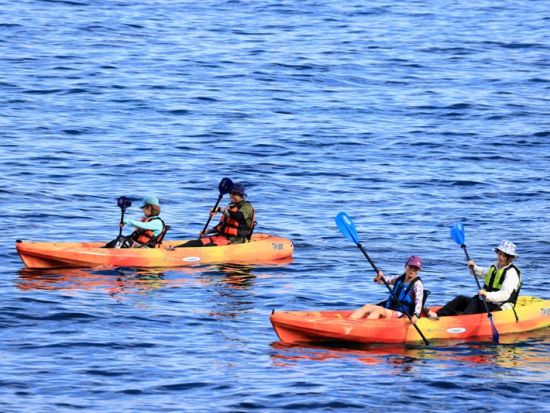 佐渡島 シーカヤック 透明度抜群の虫崎海でゆったりと景色を満喫！＜2時間／2～4名＞