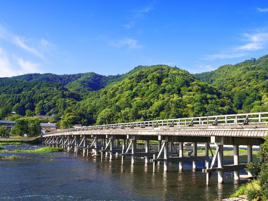 Japan_Kyoto_Arashiyama_Togetsukyo Bridge_shutterstock_748289455