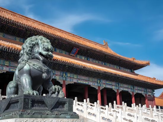 故宫太和殿狮子版