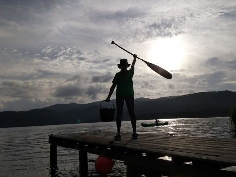 大沼早朝カヌー 幻想的な朝もやの中を進む静かなひととき…手ぶらで気軽に参加可！＜5～10月／0歳以上／大沼周辺送迎可＞byイクサンダー大沼カヌーハウス