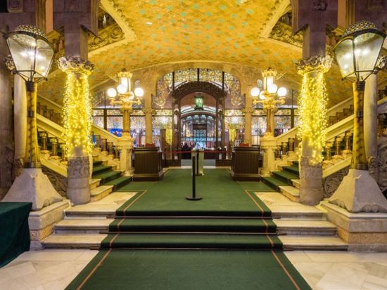 世界遺産カタルーニャ音楽堂見学ツアー　事前予約で並ばずに入場！＜混載／約1時間／日本語ガイド＞