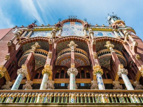 世界遺産カタルーニャ音楽堂見学ツアー　事前予約で並ばずに入場！＜混載／約1時間／日本語ガイド＞