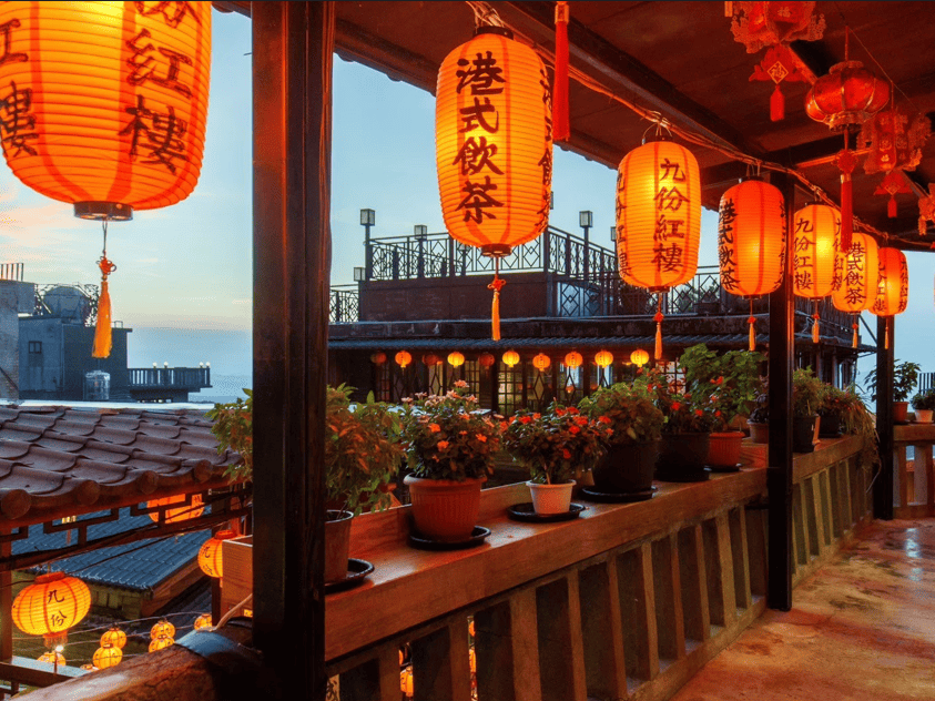 九份紅樓 竪崎路の絶景ロケーションで港式飲茶を堪能♪ 食事券＆事前