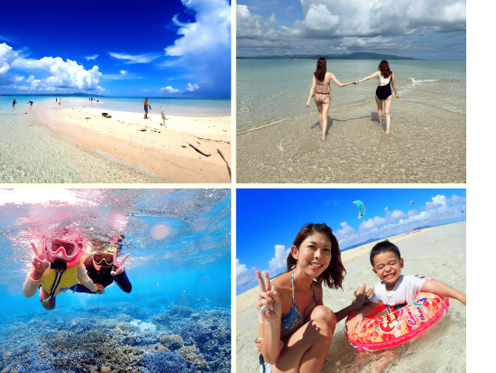 幻の島上陸＆トロピカルシュノーケリング 半日で石垣島の絶景を満喫 初心者歓迎！レンタカーでお越しの方はレンタルGoPro無料＜半日／市街地送迎／石垣島発＞