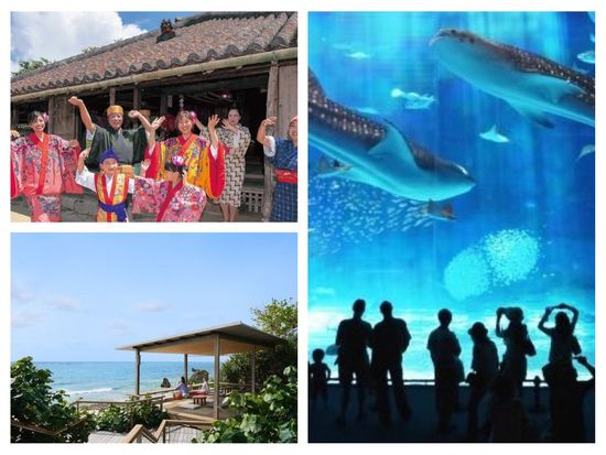 Okinawa Day Tour to Churaumi Aquarium, Cape Manzamo and Ryukyu Mura
